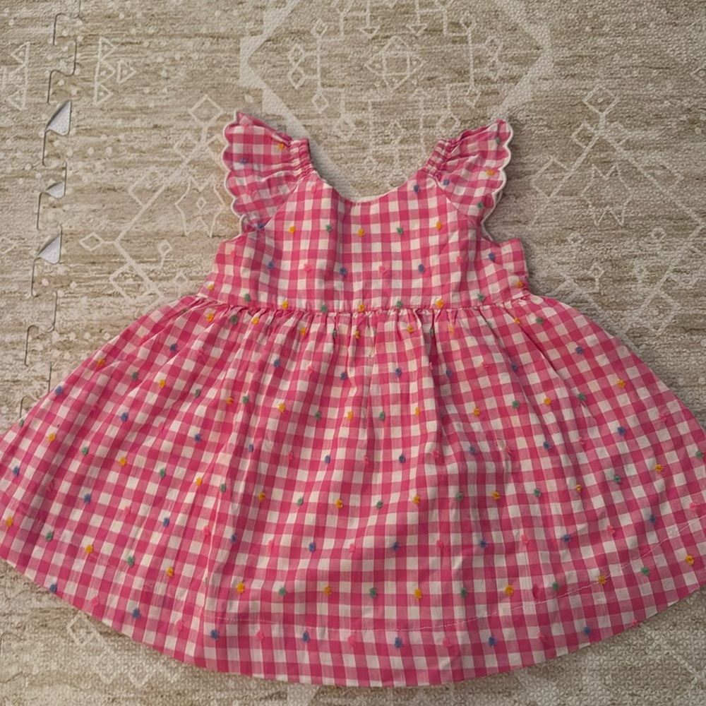 Baby Gap Pink Gingham dress